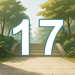 Icon for 17 level completed