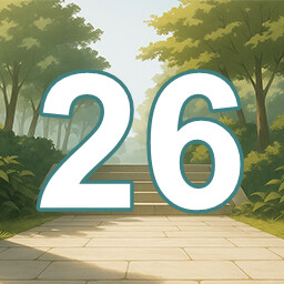 Icon for 26 level completed