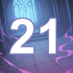 Icon for 21 level completed