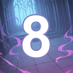 Icon for 8 level completed