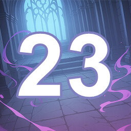 Icon for 23 level completed