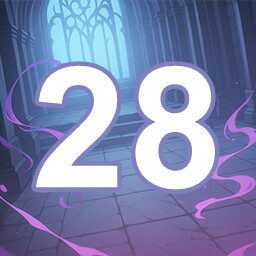 Icon for 28 level completed