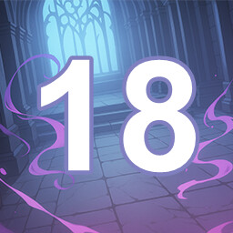 Icon for 18 level completed