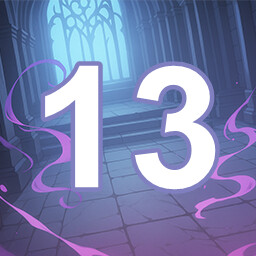 Icon for 13 level completed
