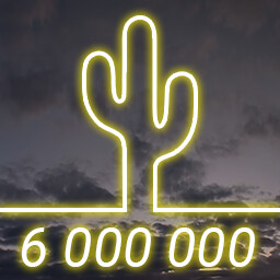 Icon for 6 000 000 Clicks