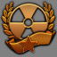 Radioactive bronze