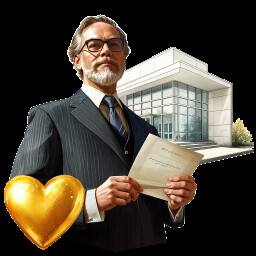 Patron achievement icon for MA 2 – President Simulator