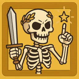 Hardcore++ achievement icon for DungeonSweeper