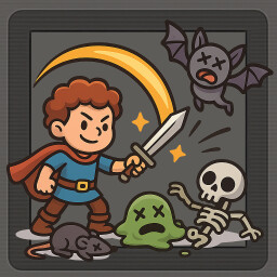 Intermediate Annihilation achievement icon for DungeonSweeper