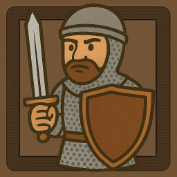 Novice Warrior achievement icon for DungeonSweeper