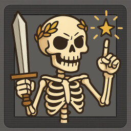 Hardcore+ achievement icon for DungeonSweeper