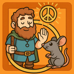 Master Rat Pacifist achievement icon for DungeonSweeper