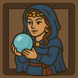 Novice Fortune Teller achievement icon for DungeonSweeper