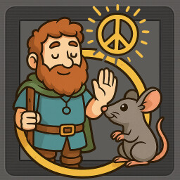 Intermediate Rat Pacifist achievement icon for DungeonSweeper