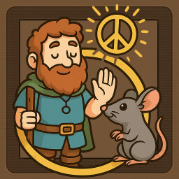 Novice Rat Pacifist achievement icon for DungeonSweeper
