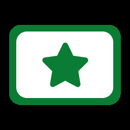 Green Badge Star achievement icon for TickClock