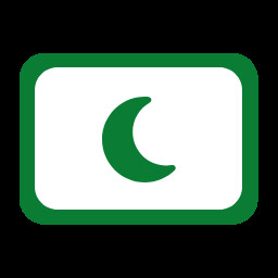 Green Badge Moon achievement icon for TickClock