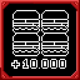 Burger Emperor achievement icon for Kitty Burger