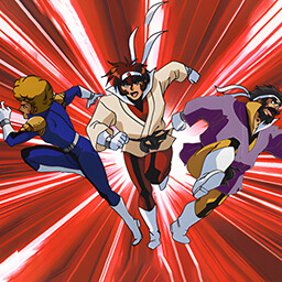 THE STAR GEPPYS achievement icon for 70s-style Robot Anime Geppy-X