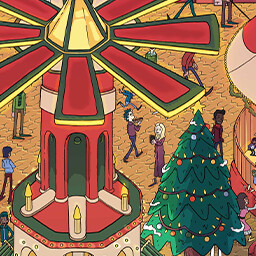 Icon for Completed Christmas Market level.