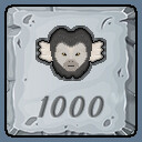 Marmoset Mastermind achievement icon for Infinite Monkey Clicker