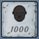 Final Gorilla achievement icon for Infinite Monkey Clicker
