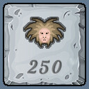 Press Dominator achievement icon for Infinite Monkey Clicker