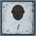 Desk Gorilla achievement icon for Infinite Monkey Clicker