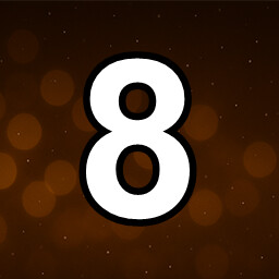 Icon for 8 level completed