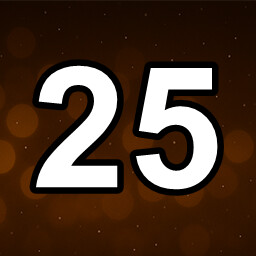 Icon for 25 level completed