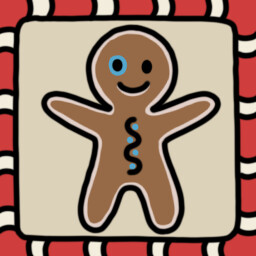 Icon for A gingerbread man