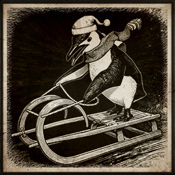 Penguin Skiing Championship achievement icon for 3D Escape Room: Cursed Legacy