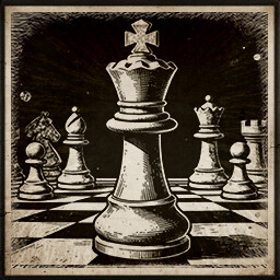Checkmate! achievement icon for 3D Escape Room: Cursed Legacy
