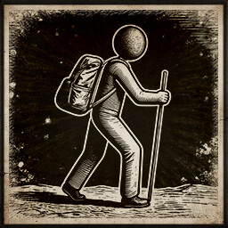 Traveler achievement icon for 3D Escape Room: Cursed Legacy