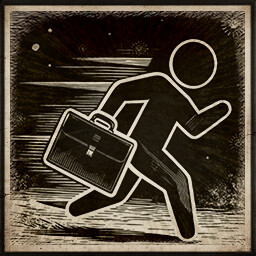 Time to Clock Out achievement icon for 3D Escape Room: Cursed Legacy