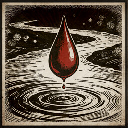Rivers of Blood achievement icon for 3D Escape Room: Cursed Legacy