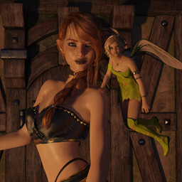 A Fairy and a Half-Elf achievement icon for My Dorm - Season 2