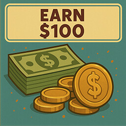 Hundred-Dollar Mark achievement icon for I Sell Lemonade: Prologue