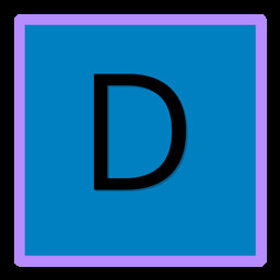 Icon for Letter D