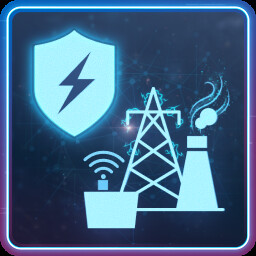 Energy Unstoppable achievement icon for RxB - Cyber security management game