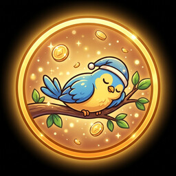 Passive Income achievement icon for Aviarium