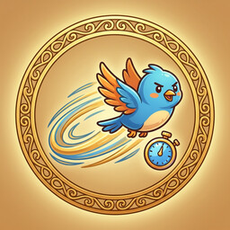 Speed Runner achievement icon for Aviarium