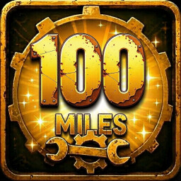 Going the Distance! 100 Miles achievement icon for Nightmare Drive