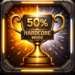 Icon for 50% hardcore done !
