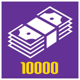 10000 Boobucks achievement icon for A game about sucking (up ghosts with a Vacuum)