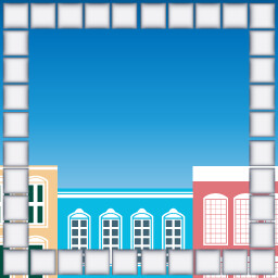Complete Bahia achievement icon for SherloCAT Nonogram Bahia