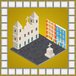Pelourinho achievement icon for SherloCAT Nonogram Bahia