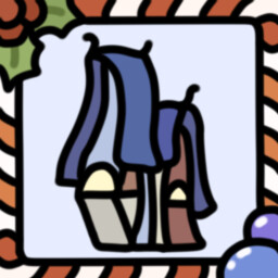 Icon for The wizard's house with a blue roof