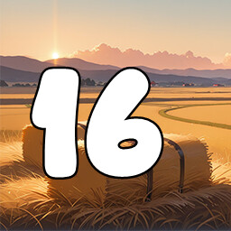 Icon for 16 level completed