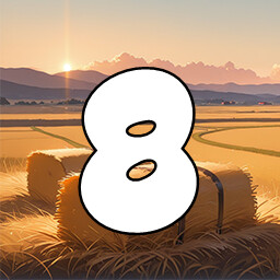 Icon for 8 level completed